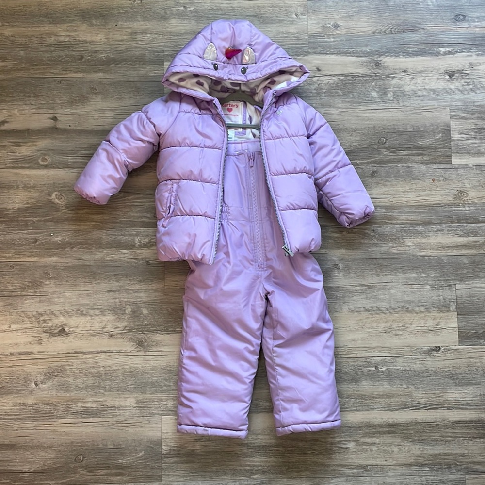 Carters 3T snow bib and jacket